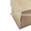 Custom natural kraft color small cube style folding magnet gift box