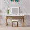 living room Make Up Table Painted Dresser dressing table with mirror and stool