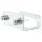 Wall Mounted Clear Acrylic Toilet Paper Tissue Holder for Bathroom