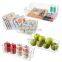 Eco Friendly Wholesale Organizer Bins Save Space Glass Jar Kitchen Organizer  acrylic box Plastic Fridge Organizer