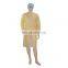Yellow Gown Medical Hospital Isolation Gowns with cuff