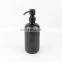 Factory Made Black Airless Cosmetic Pump Shampoo Soap Bottle 500Ml Body Wash Black Glass Container Lotion Bottle With Pump