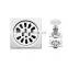 Stainless Steel Shower Cover Tile Insert Bathroom Black Strainer Floor Drain