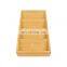 Bamboo Spice Rack Cabinet Drawer Tray Organizer