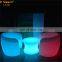 remote control color changing waterproof outdoor night club acrylic led glowing chair