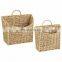Hot Selling Household Natural Seagrass Hanging Wall Storage Basket Set of 2 Decor Storage Basket Cheap Wholesale