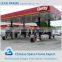Inexpensive steel space frame less cost of gas station canopy