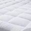 Polyester Microfiber Filling Cotton Fabric Outer Baffle Height 5cm Four Corners Elastic Bands Thick Quilted Mattress Topper