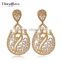 Accessories Women Classic Design Rinestones Top AAA Quality Zircon Drop Earrings