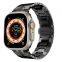Fashion Luxury Wristband Men Metal Stainless Steel Loop Smart Watch Band Straps for IWatch 8 9 ultra 49mm (no Watch)