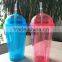 450ml Plastic tumbler Juice Cup/Mug BSCI approval double wall PS/AS