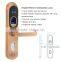 Hot-selling digital touch screen cheap smart house fingerprint door locks with cylinder