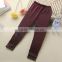 2016 fashion korean style kids wear pants baby girl ruffle dance leggings with great quality