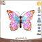 Delicate Color Metal Wall Art Butterfly