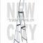 Promotional insulated folding sliding ladder rubber feet