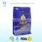top quality ziplock flat bottom side gusset food pacakging bag/stand up pouch