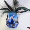 Wholesale Party Masquerade Mask Cock Feather And Peacock Feather Mask For Halloween Products