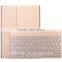 New keyboard cover case for iPad Air2 with backlit keys,folio leather case with wireless Bluetooth keyboard