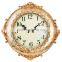 Quartz Analog Home Silent Sweep Resin Shell Luxury Wall Clock