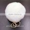 New Fashion Cute Multicolor Fur Ball Plush Key Chain For Car Bag Key Ring
