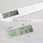Promotional for Student/ Office/ Housework Pratical Functional Calendar Ruler Calculator with Digital Clock Alarm