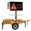 Portable Solar Trailer With Traffic Sign Message Board