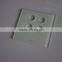 High quality electronics front glass panel, glass faceplate for touch switches