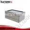 silver color leather watch box,transparent wooden watch display box,watch display box with chest