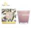 soy wax candle in glass jar and luxury box