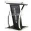 Good quality hotel wooden pulpit, hotel leather podium
