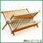 Fuboo foldable Bamboo dish rack dish drainer