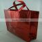 Pp non woven with metallic cooler laminated reusable tote bags for women