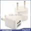 usb port wall charger for iphone with RoHs CE FCC