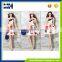 China Supplier Beautiful Sexy Girls Sleeveless Office Dress
