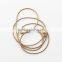 Low price 50cm rose gold color snake chain 316 stainless steel floating locket chain