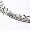necklace neckline applique diamond rhinestone hotfix design applique for garment