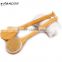 long handle bath cleaning brush dry natural bristle body brush