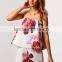 White Strapless Wholesale Playsuit Floral Print Off-Shoulder Sleeveless Romper Womens Playsuit                        
                                                Quality Choice