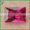 high quality polished 8*10mm 5# red color oval cut imitation synthetic rough ruby gemstone