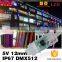 High quality outdoor 5050 SMD full color dmx 12mm led pixel rgb for amusement park ride
