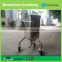 Sanitary moveable stainless steel storage tank for cosmetic liquid