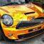 1.52*20m Orange stretchable chrome flexible chrome vinyl film