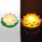 plastic waterproof led battery floating artificial lotus flower