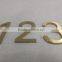 High quality brass letters and numbers
