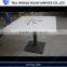 2015 hot sales solid surface modern furniture popular model dining table