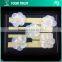 One Big Pearl Six Small Pearl White Sequin Applique Patch