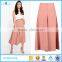 Indianna Wide Leg Cropped Tailored Trousers For Office Women