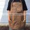 New barista Canvas Apron with 3 pockets and Neck Leather Handmade
