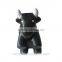 Promotional Black Cow shape PU stress ball with customized logo and color