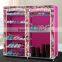 non-woven fabric tall stainless steel shoe cabinet
